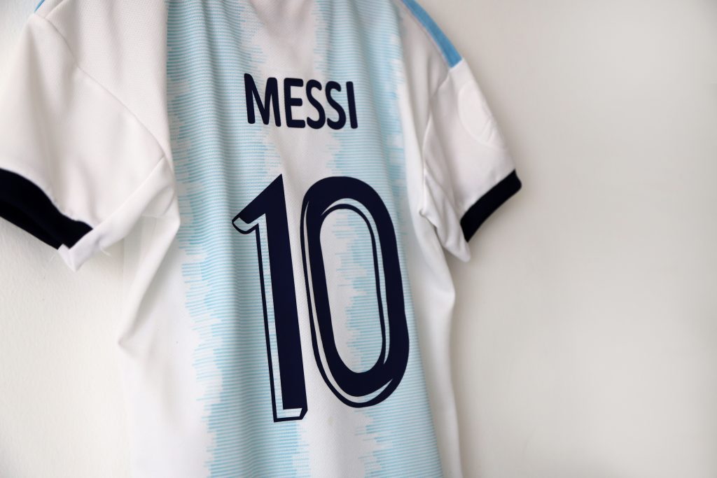 Camisa de Messi na Copa do Mundo de 2022