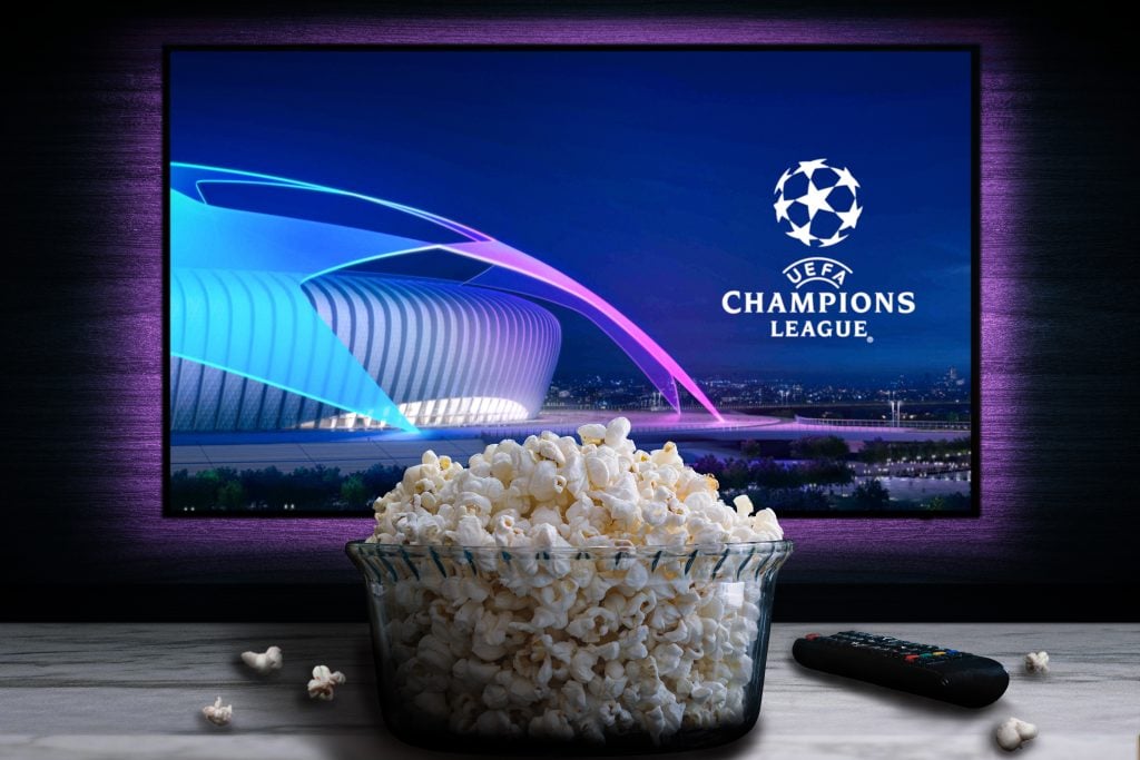 TV para Assistir jogos da Champions League ao vivo.