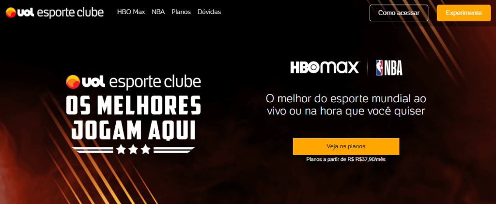 Site da UOL Esporte Clube.